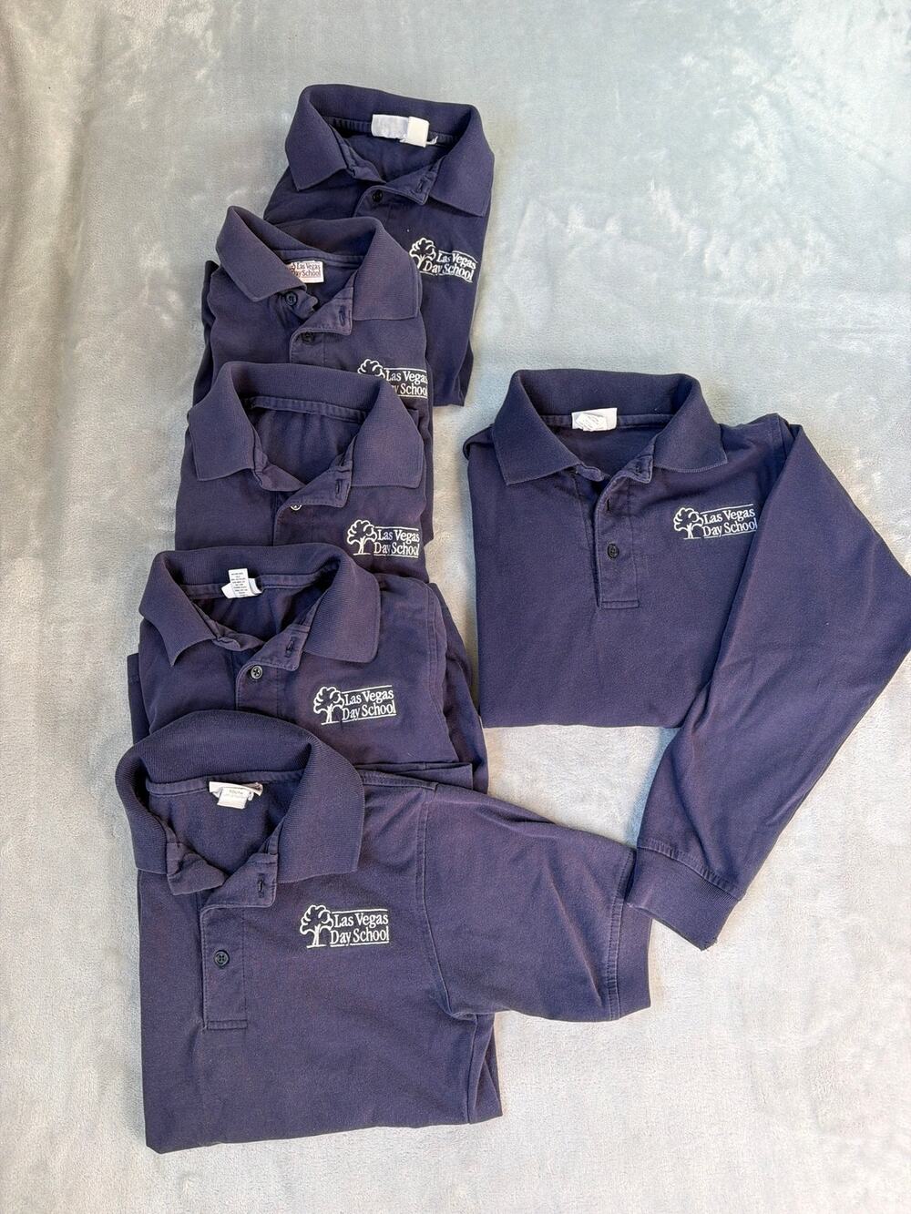 Las Vegas Day School uniform tops youth medium LS/ SS
